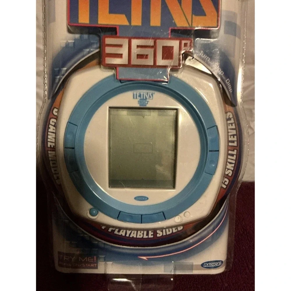 TETRIS 360° Electronic Handheld Game Radica Mattel 2008